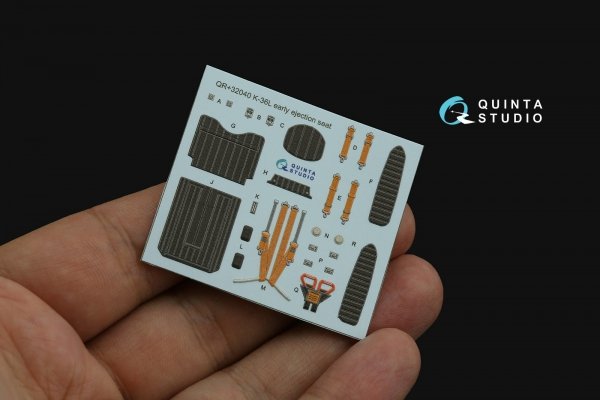 Quinta Studio QR+32040 K-36L (early) ejection seat (for Su-25 aircraft until 2007) (All kits) 1/32