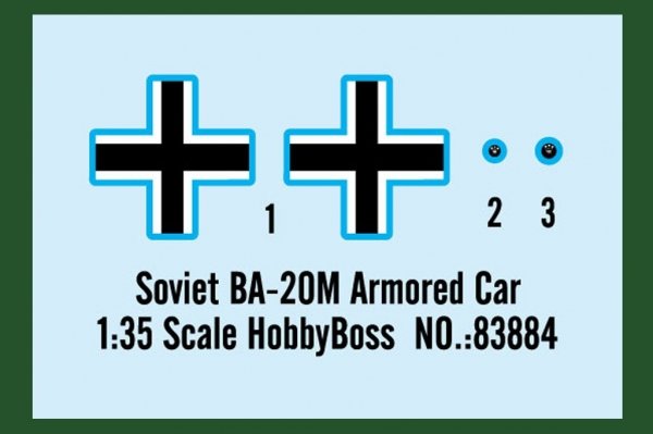 Hobby Boss 83884 Soviet BA-20M Armored Car 1/35