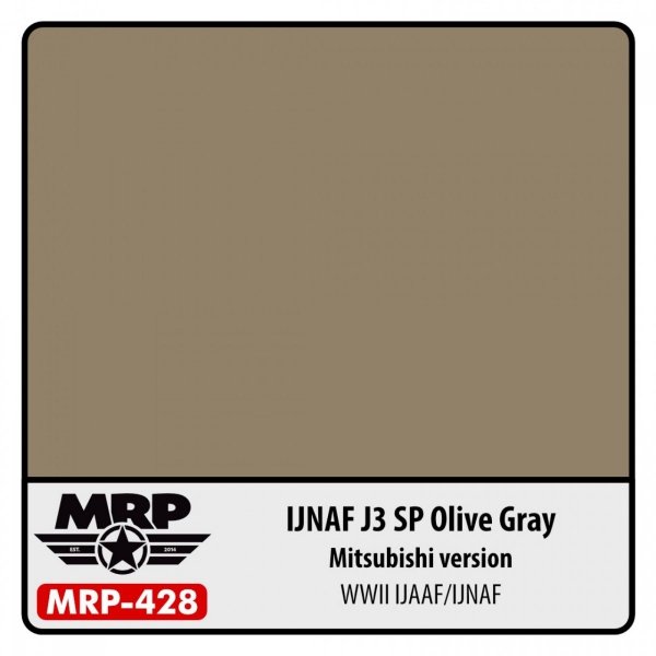 MR. Paint MRP-428 IJNAF J3 SP Olive Gray (Mitsubishi Special Paint) 30ml