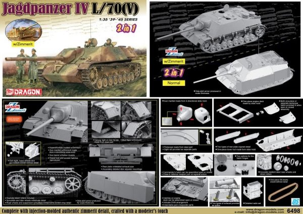 Dragon 6498 Jagdpanzer IV L/70(V) (2 in 1) 1/35