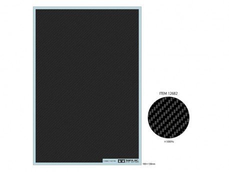 Tamiya 12682 Carbon Pattern Decal (Twill Weave/Extra Fine) 1/24