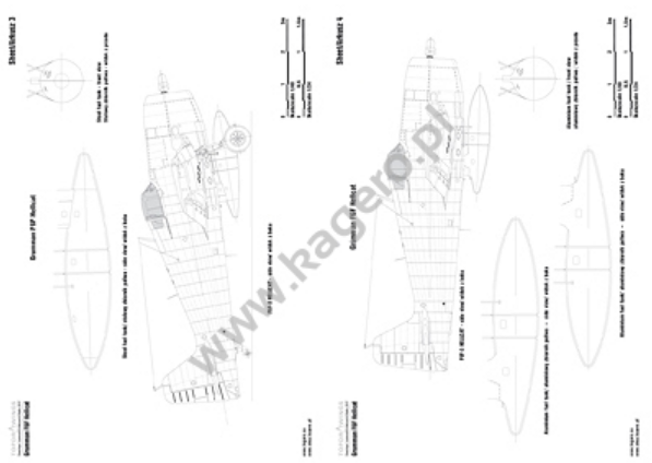 Kagero 7044 Grumman F6F Hellcat F6F-3, F6F-5 models EN/PL