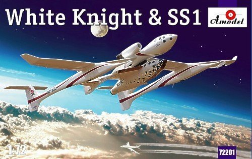 A-Model 72201 Burt Rutan White Knight and SS-1 (Space Ship One) Sub-Orbital Spaceplane 1:72