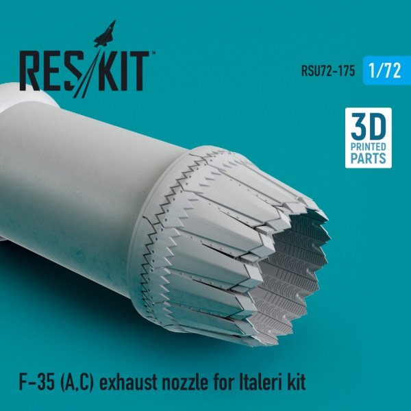 RESKIT RSU72-0175 F-35 (A,C)  "Lightning II" exhaust nozzle for Italeri kit (1/72)
