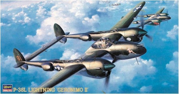 Hasegawa JT2 P-38L Lightning Jeronimo II 1/48