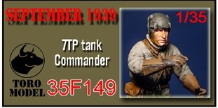 Toro 35F149 Wrzesień 1939 - Dowódca czołgu 7TP do modelu firmy IBG 1/35