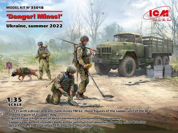 ICM 35018 Danger! Mines! Ukraine, summer 2022 1/35