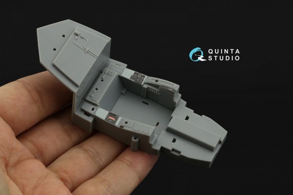 Quinta Studio QD32174 F-35A/C 3D-Printed &amp; coloured Interior on decal paper (Trumpeter) 1/32