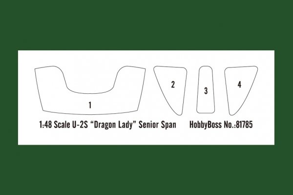 Hobby Boss 81785 U-2S “Dragon Lady” Senior Span 1/48