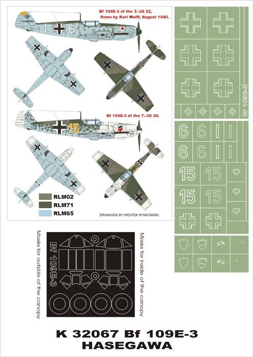 Montex K32067 Bf-109E3 1/32