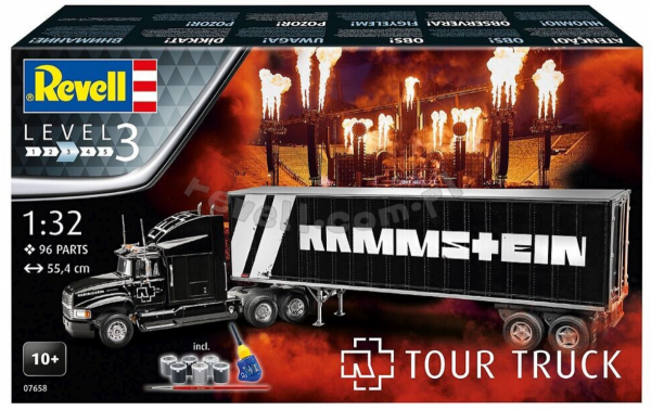Revell 07658 Rammstein Tour Truck Gift Set 1/32