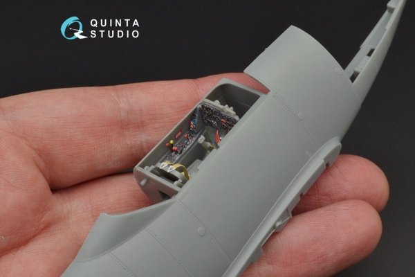 Quinta Studio QD48089 Me-262A 3D-Printed &amp; coloured Interior on decal paper (for HobbyBoss kit) 1/48