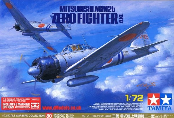 Tamiya 25170 A6M2b Zero Fighter (Zeke) (1:72)