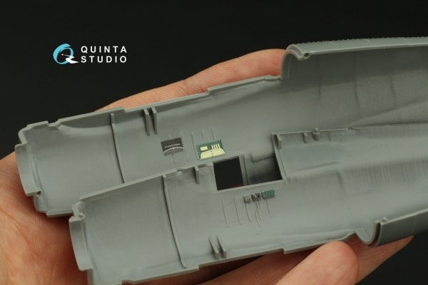 Quinta Studio QD48334 F4F-4 Wildcat 3D-Printed &amp; coloured Interior on decal paper (Tamiya) 1/48