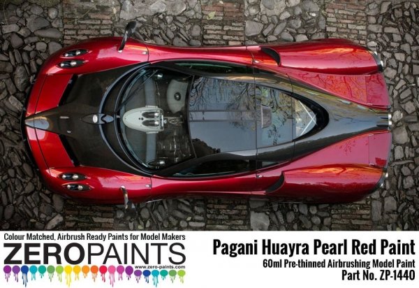 Zero Paints ZP-1440 Pagani Huayra Pearl Red Paint 60ml