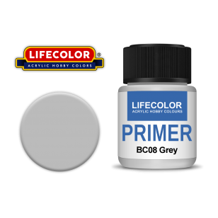 Lifecolor BC08 Acrylic Primer Grey 22ml
