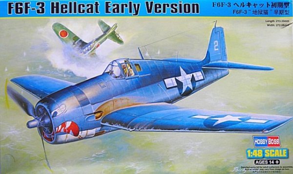 Hobby Boss 80338 F6F-3 Hellcat Early Version (1:48)