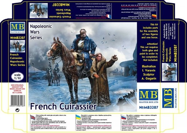 Master Box 3207 French Cuirassier Napoleonic War Series 1/24