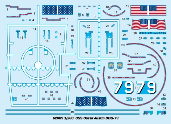 I Love Kit 62009 USS Oscar Austin DDG-79 1/200
