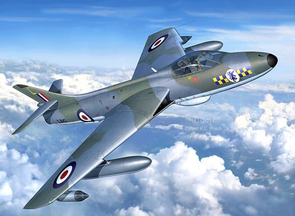 Revell 03908 100 Years RAF: Hawker Hunter FGA (1:72)