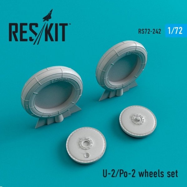 RESKIT RS72-0242 U-2/Po-2 wheels set1/72
