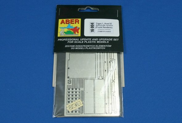 Aber 16004 Front fenders for Tiger I, Aufs.E - Early /Late version (1:16)