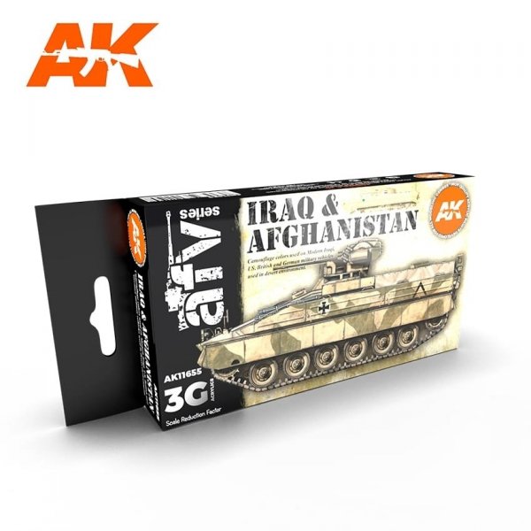 AK Interactive AK11655 IRAQ &amp; AFGHANISTAN 6x17 ml