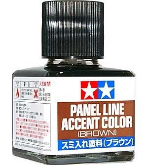 Tamiya 87132 Panel Line Accent Color 40ml. (Brown)