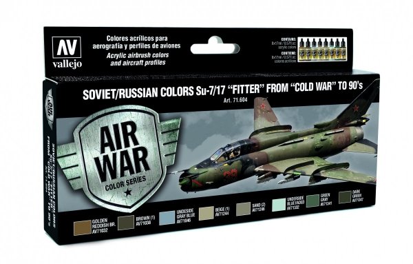 Vallejo 71604 Soviet / Russian colors Su-7/17 Fitter from Cold War to 80 8x17 ml