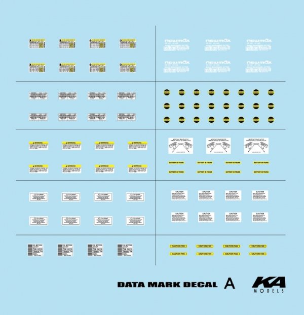 KA Models KD-24015 Data Decal A