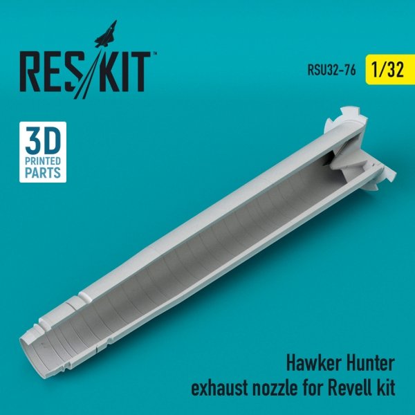 RESKIT RSU32-0076 HAWKER HUNTER EXHAUST NOZZLE FOR REVELL KIT 1/32