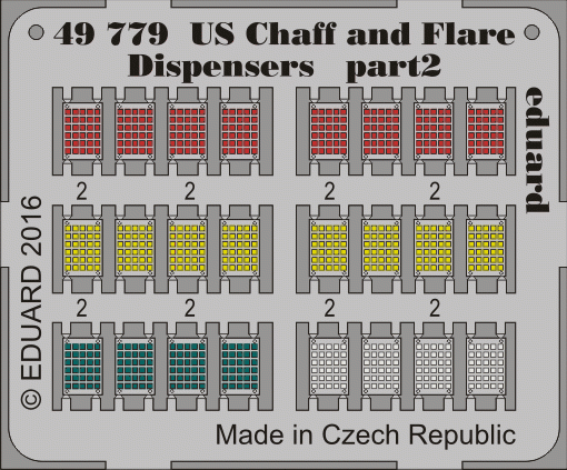 Eduard 49779 US Chaff and Flare Dispensers 1/48