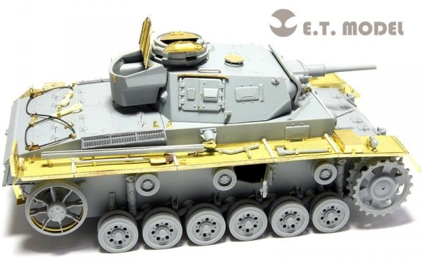 E.T. Model E35-030 WWII German Pz.Kpfw.III Ausf.J Basic (For DRAGON 6463/6394) (1:35)