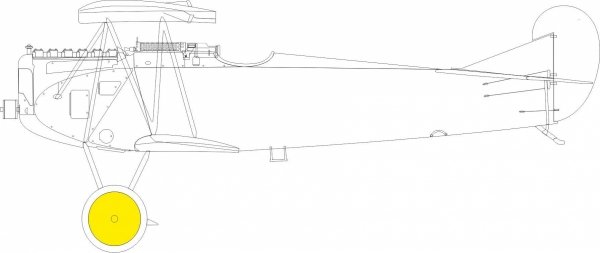 Eduard EX1008 Fokker D. VIIF EDUARD 1/48