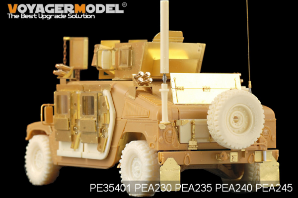 Voyager Model PEA245 Modern HUMVEE/DUMVEE family Super Swaper wheels w/spare wheel (GP) 1/35
