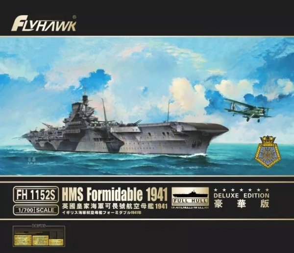 FlyHawk Model FH1152S-SET HMS Formidable 1941 Deluxe Edition SET 1/700