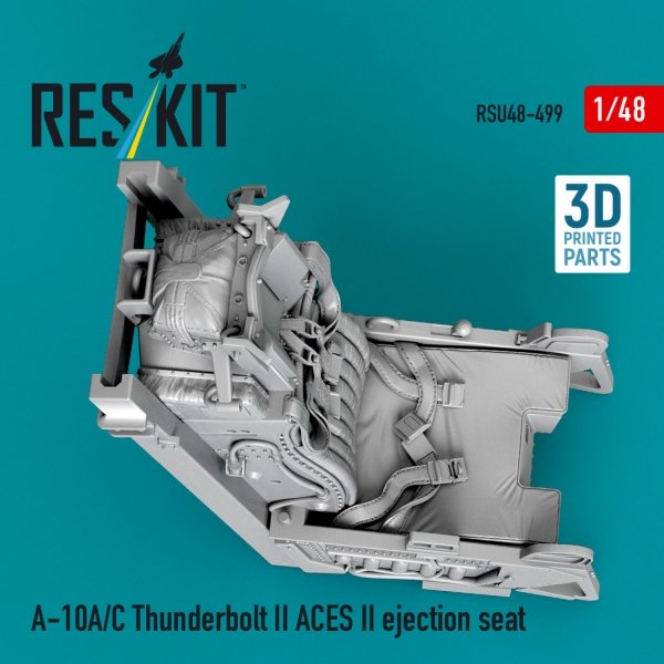 RESKIT RSU48-0499 A-10A/C Thunderbolt II ACES II ejection seat (3D Printed) (1/48)