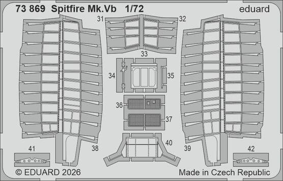 Eduard 73869 Spitfire Mk. Vb IBG 1/72