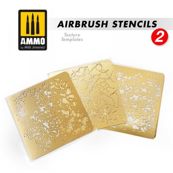 Ammo of Mig 8049 Airbrush Stencil 2 maski do malowania