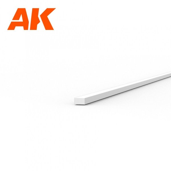 AK Interactive AK6501 STRIPS 0.30 X 0.50 X 350MM – STYRENE STRIP – (10 UNITS)