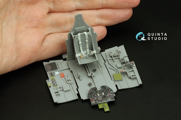Quinta Studio QD32223 P-40M 3D-Printed coloured Interior on decal paper (Hasegawa) 1/32