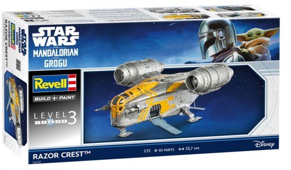 Revell 06747 Star Wars: Razor Crest The Mandalorian and Grogu 1/72