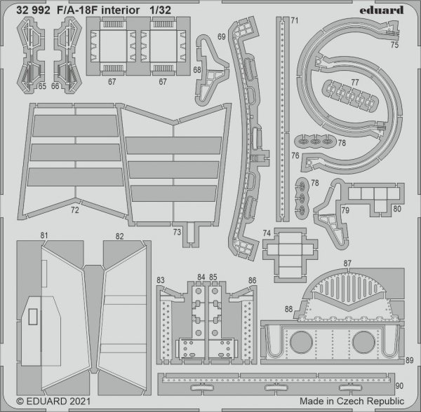 Eduard 32992 F/ A-18F interior REVELL 1/32
