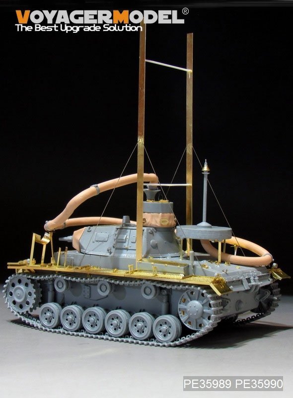 Voyager Model PE35989 WWII German Pz.KPfw.III (T)Ausf.F &quot;Operation Seelowe&quot; Basic For DRAGON 6877/6717 1/35