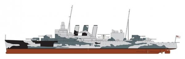 Airfix 03203V HMS Suffolk (Vintage Classics) 1/600