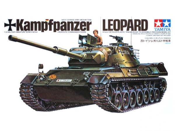 Tamiya 35064 West German Leopard Medium Tank (1:35)