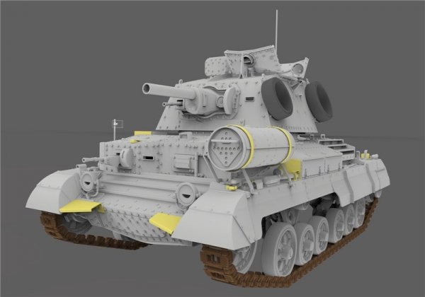 Gecko Models 35GM0001 CRUISER TANK MK.II ACS WITH INTERIOR (1:35)