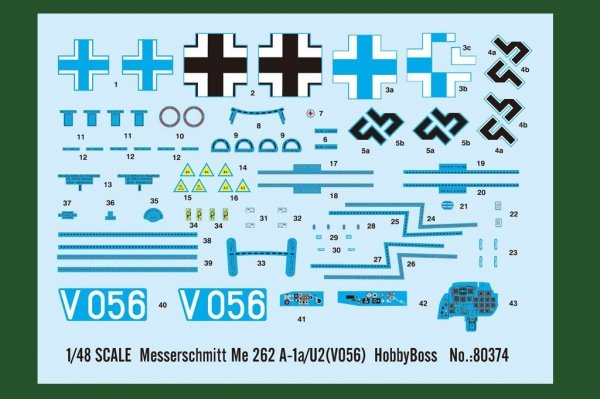 Hobby Boss 80374 Messerschmitt Me 262 A-1a/U2 (1:48)