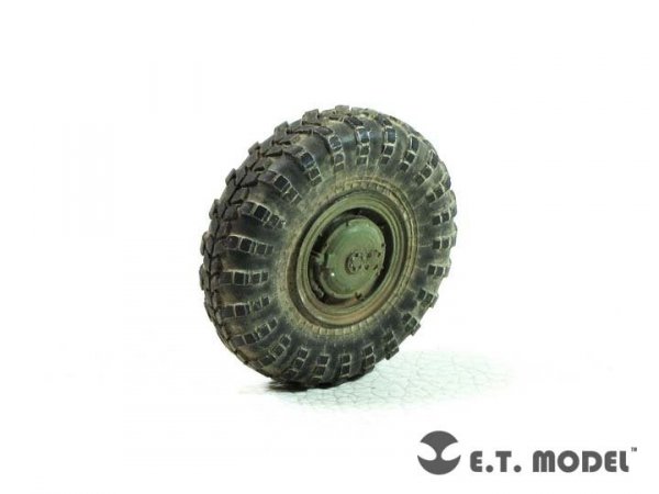 E.T. Model ER35-067 Russian GAZ39371 High-Mobility Multipurpose Military Vehicle Weighted Road Wheels For TRUMPETER 05594 1/35