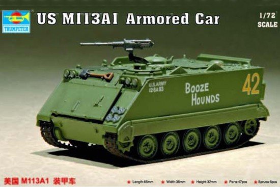 Trumpeter 07238 US M 113A1 Armored Car (1:72)